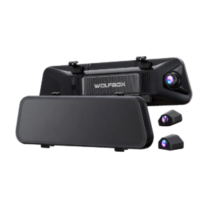 دوربین سه‌کاناله WOLFBOX G900 TriPro Bumper