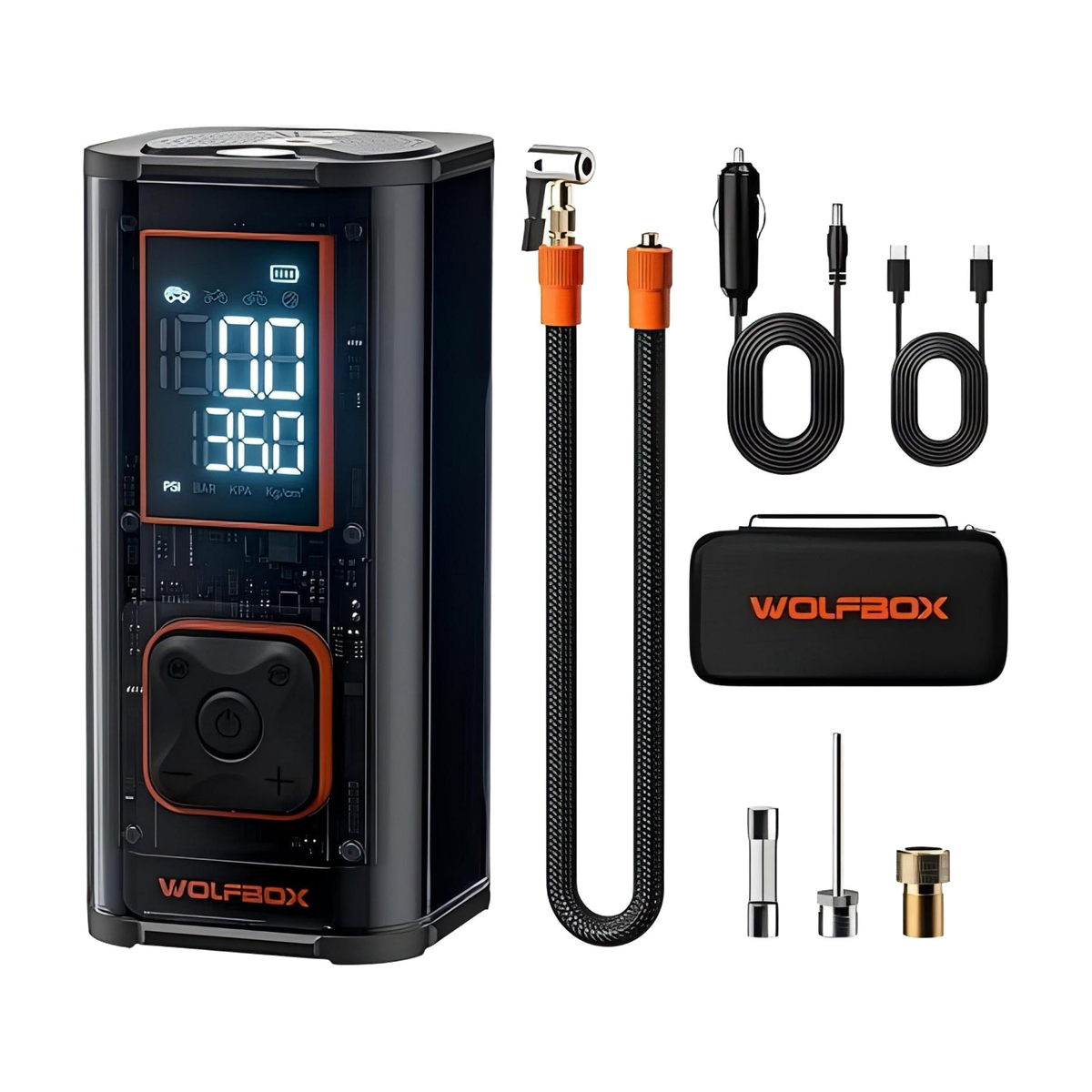 کمپرسور باد WOLFBOX MegaFlow 24 Pro | 150 PSI