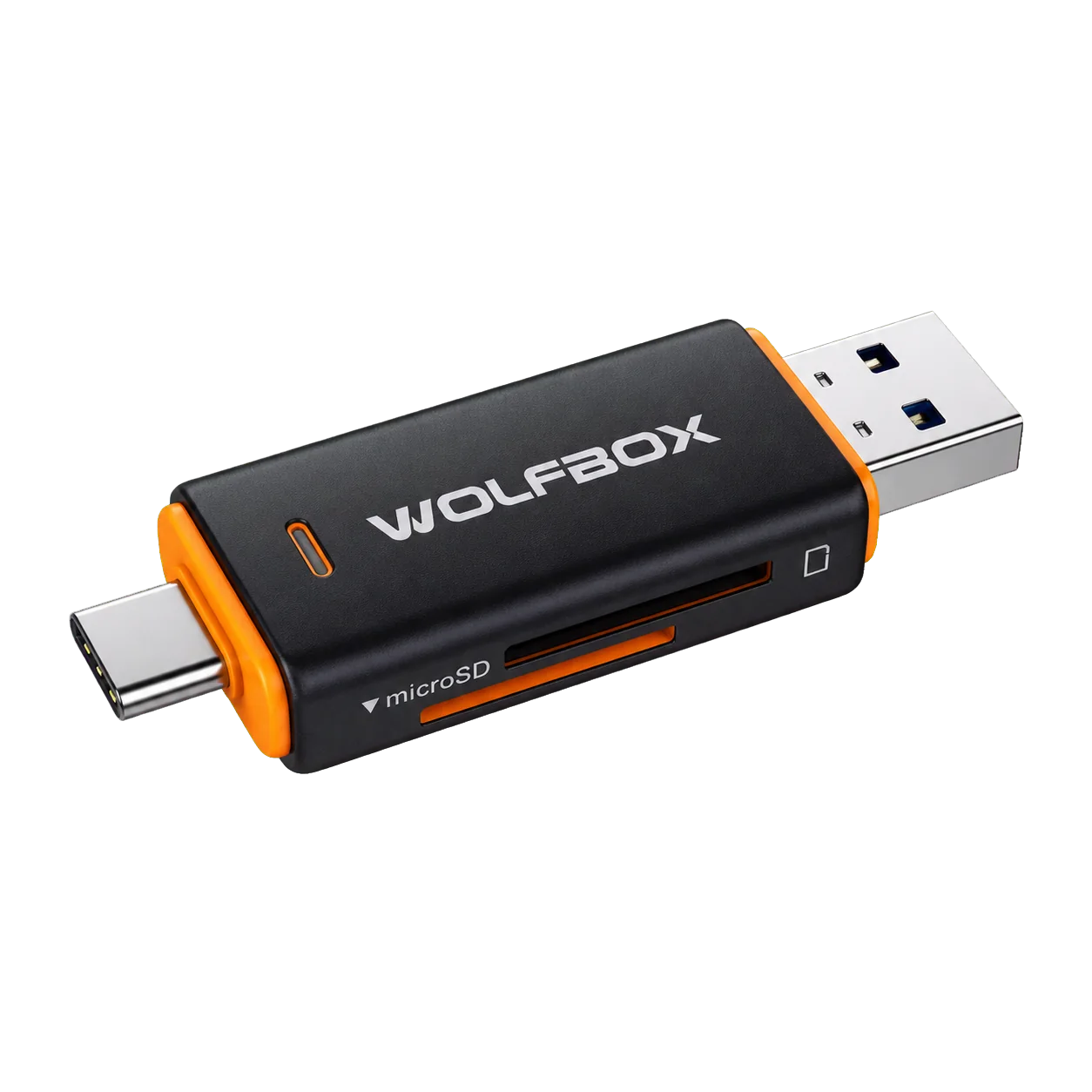 کارتخوان دوکاره WOLFBOX USB‑C + USB‑A